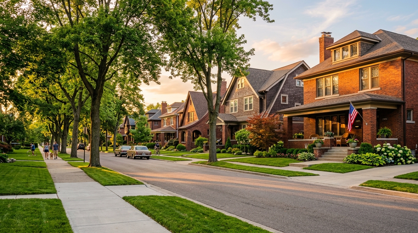 Detroit Residential Neighborhood